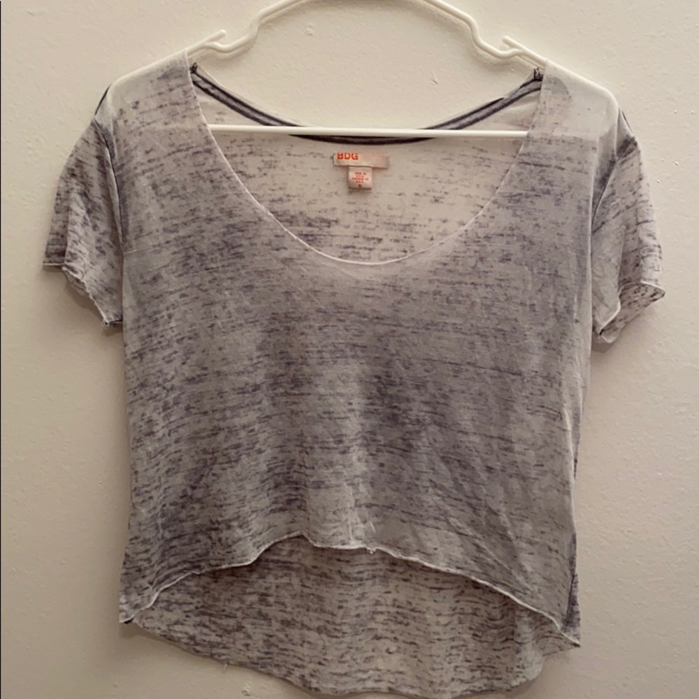 BDG Urban Outfitters Distressed Crop Top T